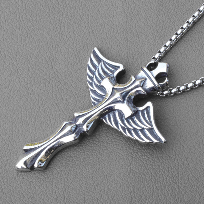 Men's Ornament Titanium Steel Motorcycle Trendy Vintage Necklaces