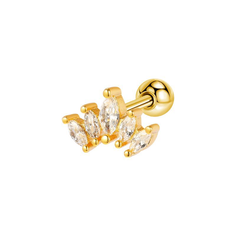 Women's Copper Head Diamond Elegant Stainless Steel Rings