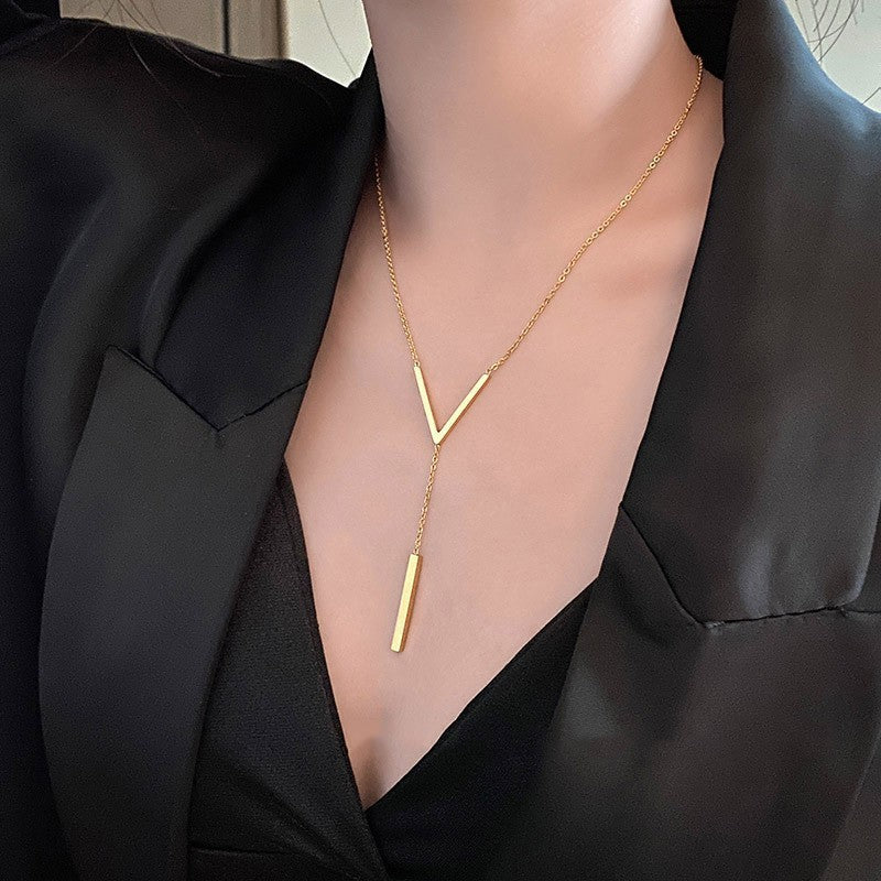 Women's Retro Affordable Luxury Niche Chain Set Simple Necklaces