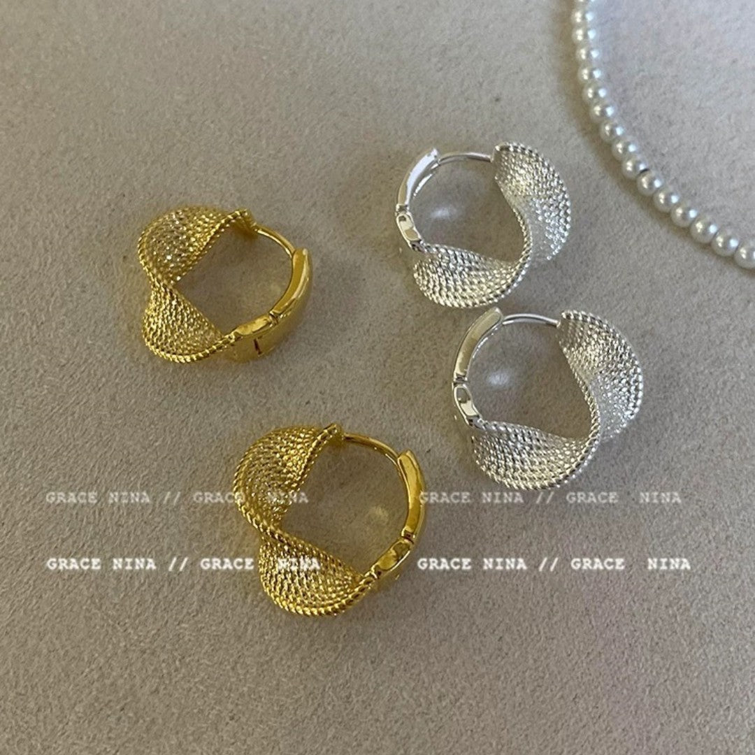 It's Twisted Twist High-grade Female Korean Earrings