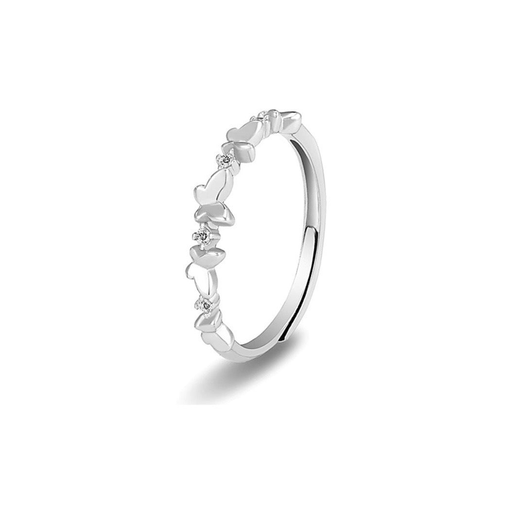 Women's & Men's Pair Affordable Luxury Fashion Open Valentine's Rings