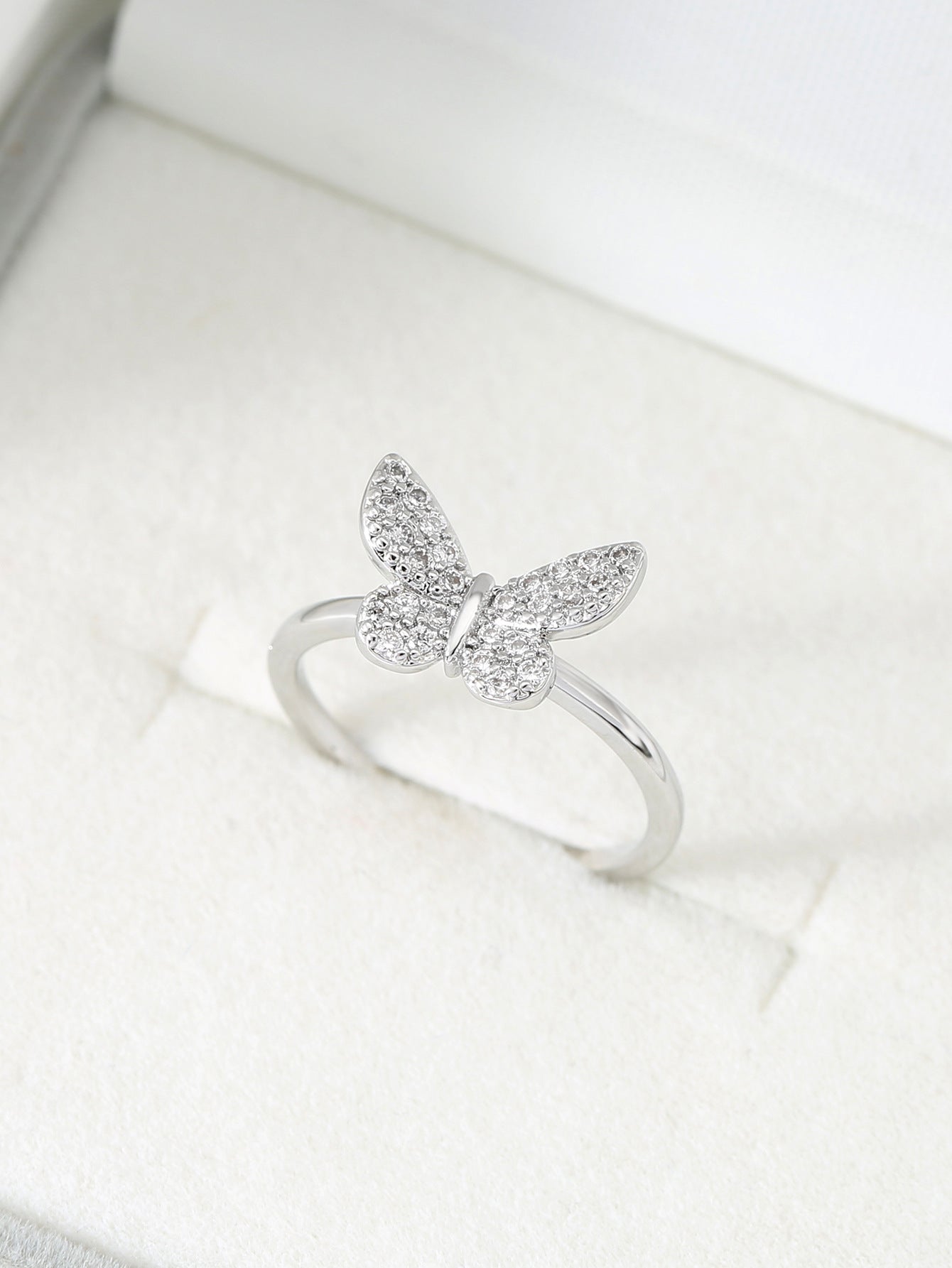 Butterfly Personalized Cold Style Advanced Design Sense Rings