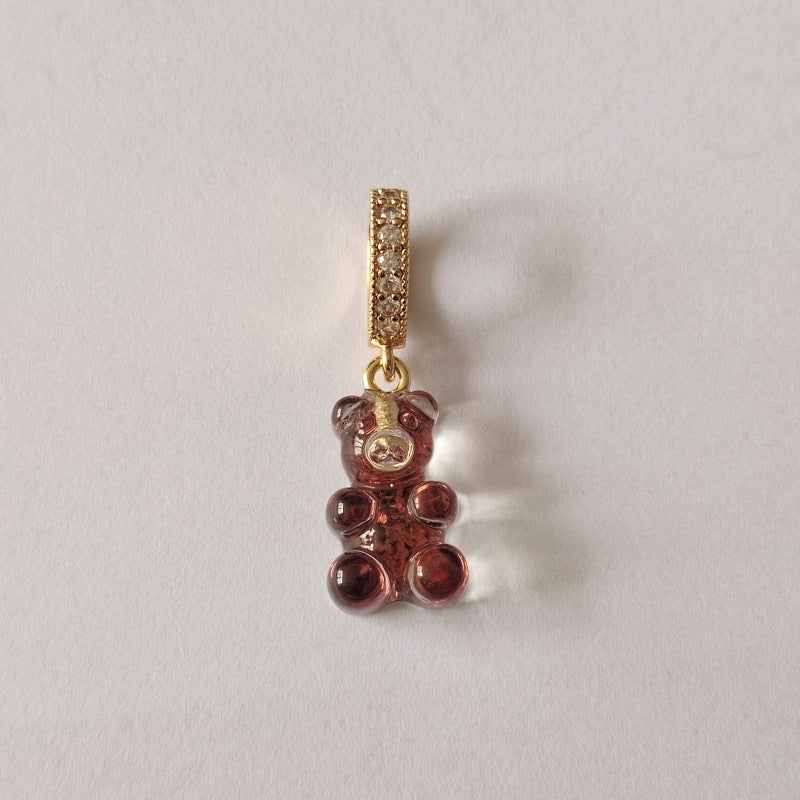 Women's Gummy Bear Versatile Candy Resin Personalized Pendants