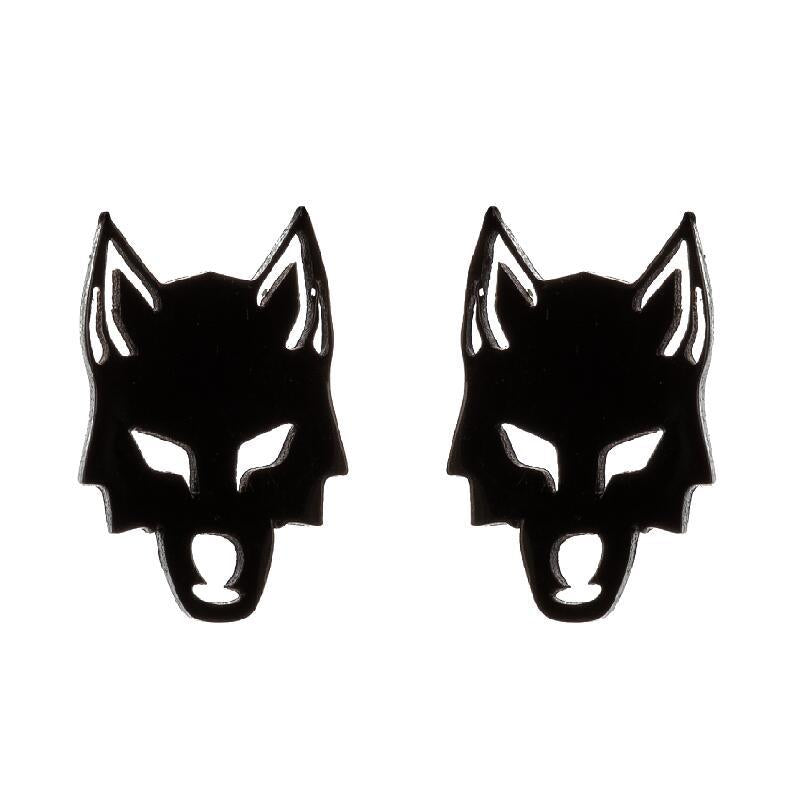 Steel Cute Small Animal Female Design Fashion Cat Earrings