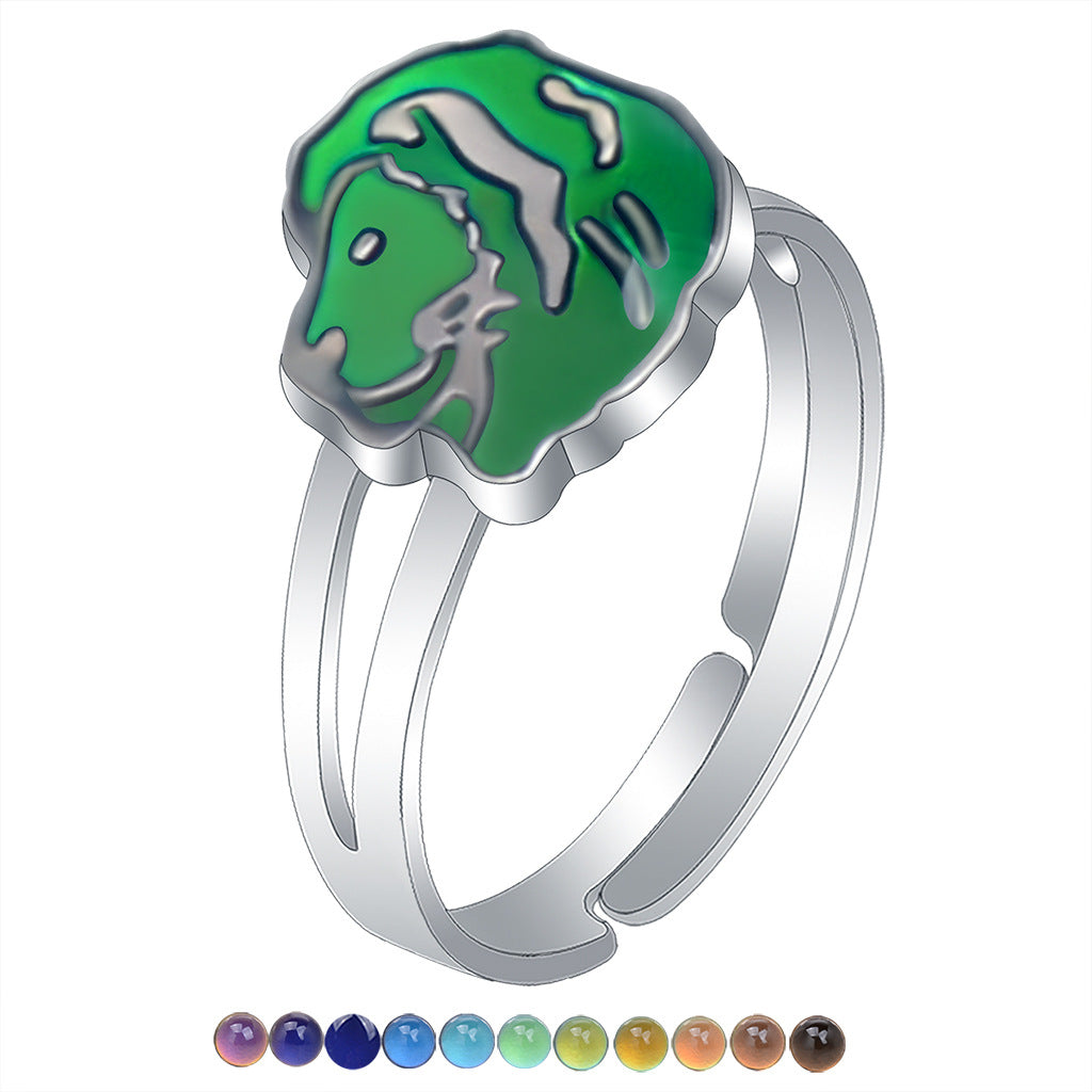 Women's Design Simple Princess Cartoon Cute Animal Rings