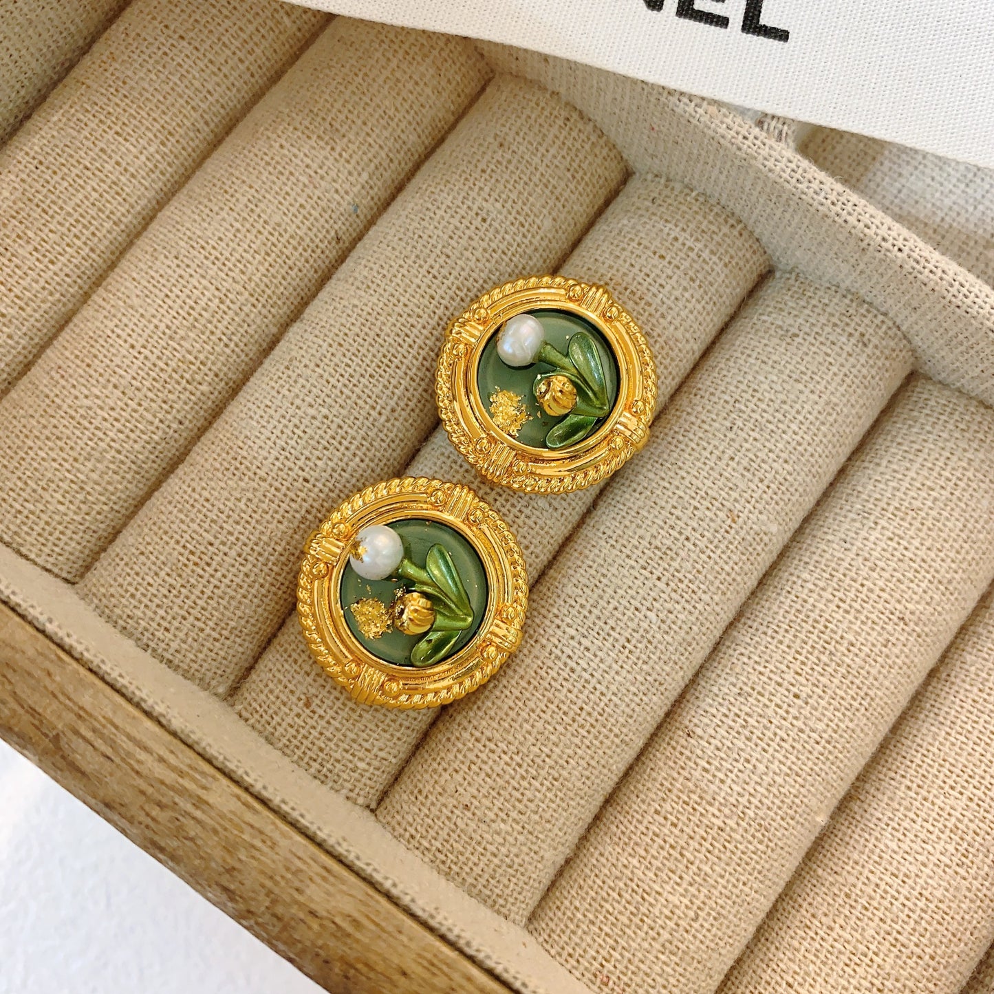 Love Poem French Style Retro Minority Earrings