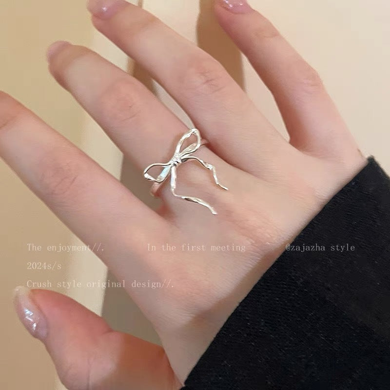 Female Summer Light Luxury High Sense Rings