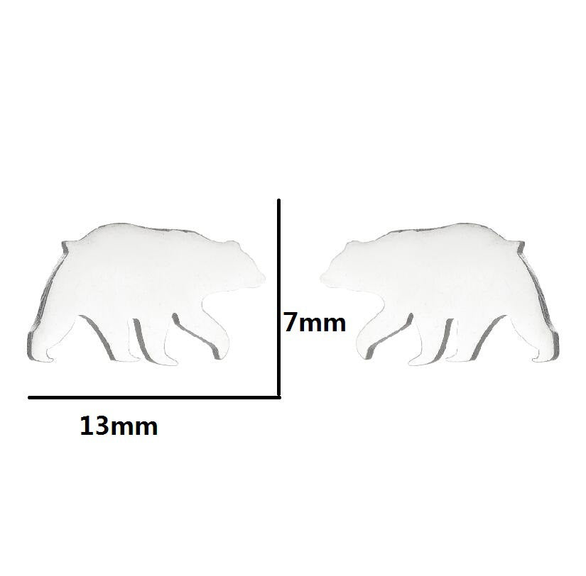 Steel Cute Small Animal Female Design Fashion Cat Earrings
