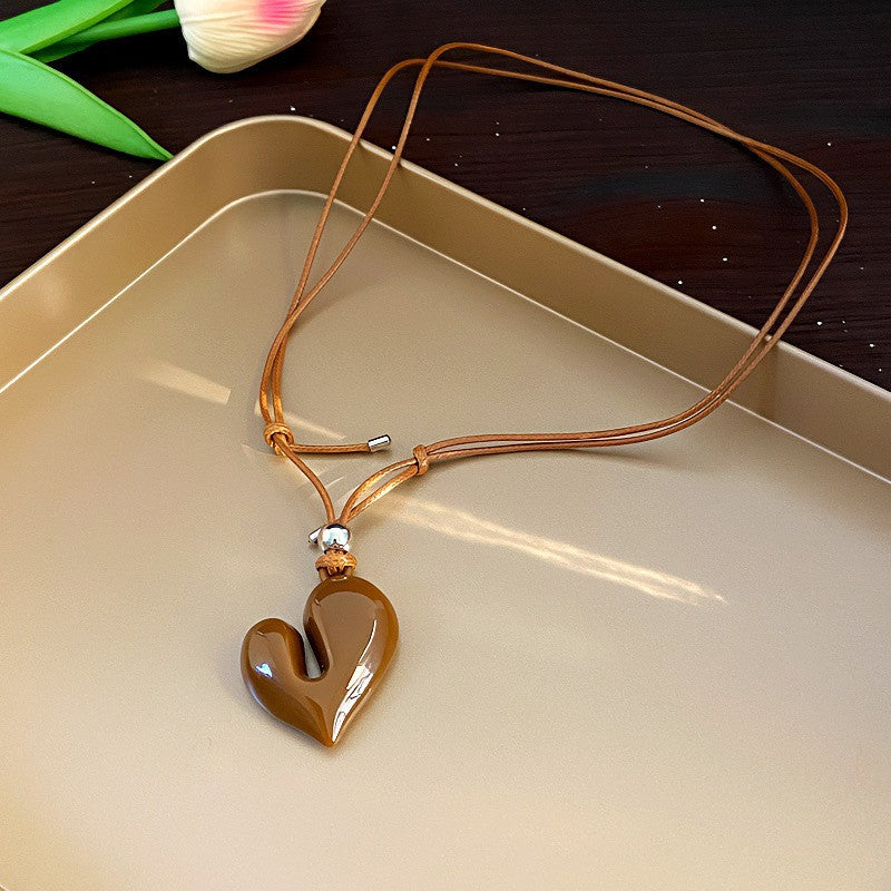 Pearl Stackable Wear Long Light Luxury High-grade Sense Necklaces