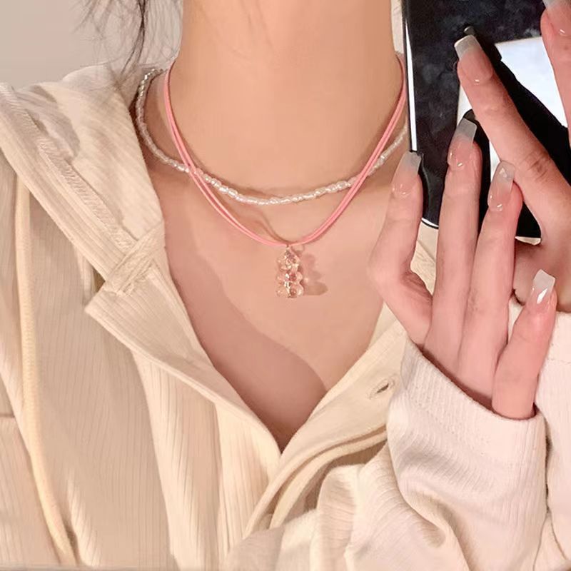 Chain Female Hot Pearl Design Light Pendants