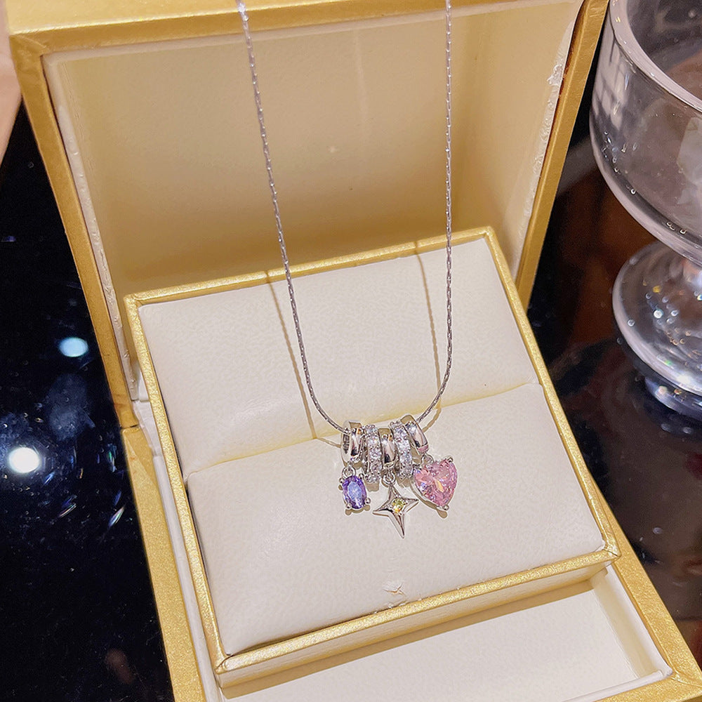 Women's Versatile High-grade Zircon Light Luxury Minority Necklaces