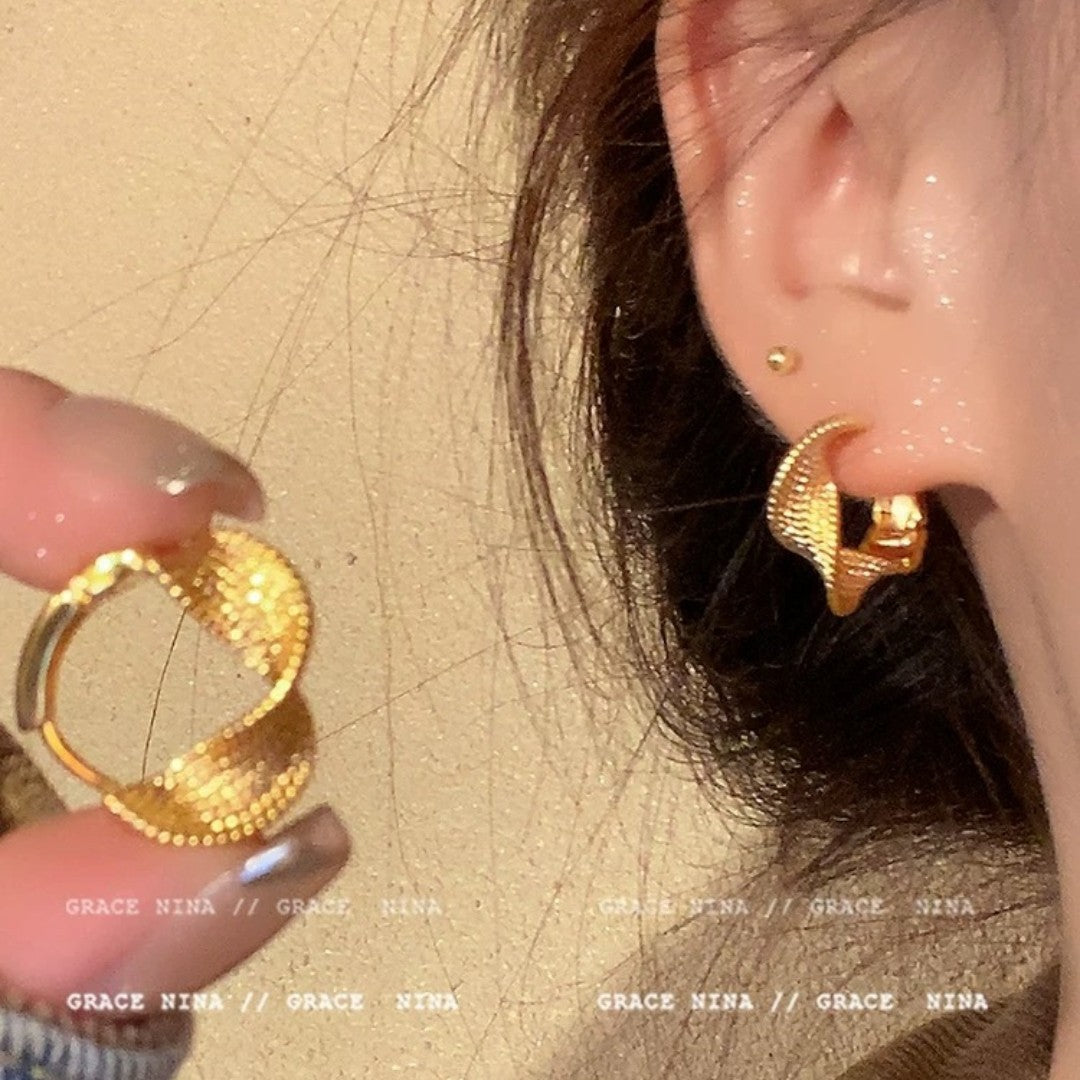 It's Twisted Twist High-grade Female Korean Earrings