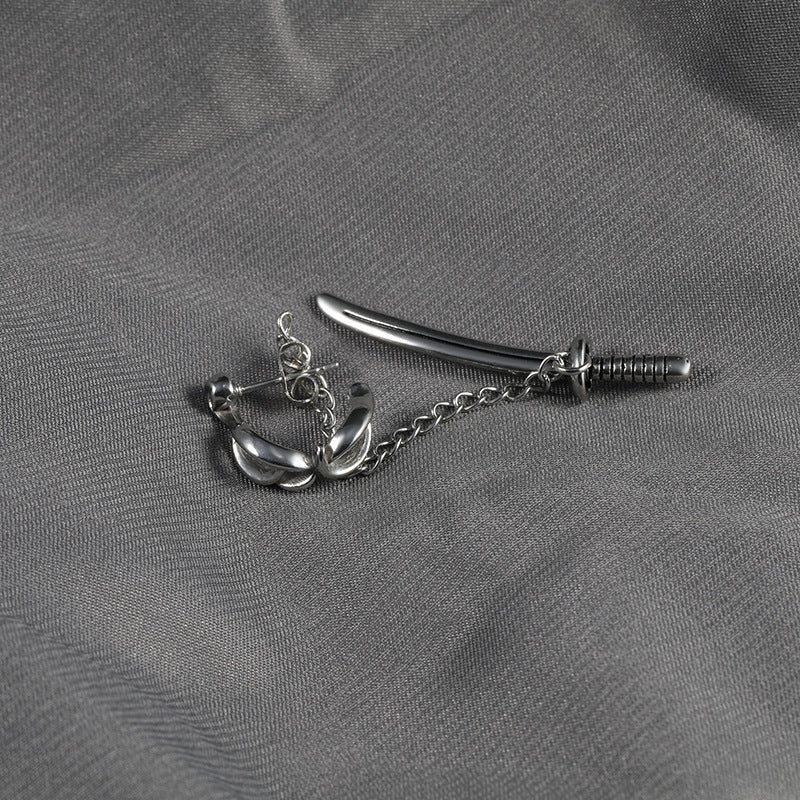 Men's Hip Hop Street For Couple Trendy Earrings