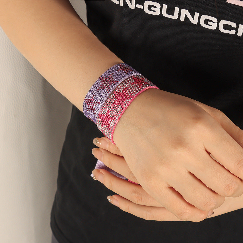 Star Woven Creative Full Diamond Handmade Bracelets