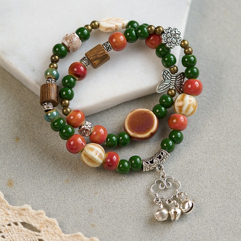Hand-woven Ceramic Artistic Ethnic Style Couple Bracelets