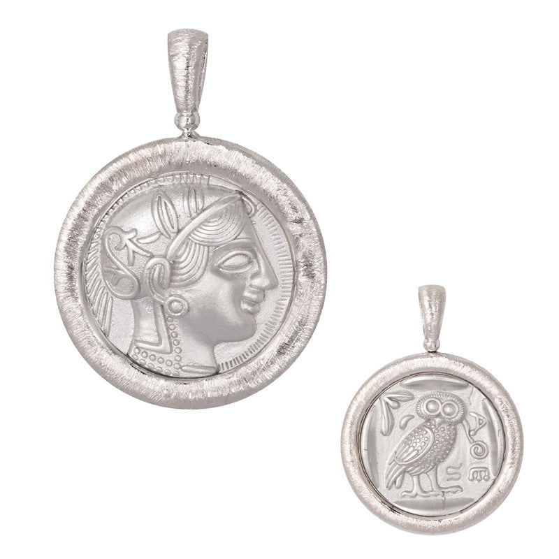 Coin Sterling Sier Single Without Chain Pendants