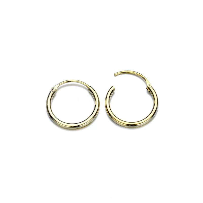 Steel Small Personality Simple Niche Design Earrings