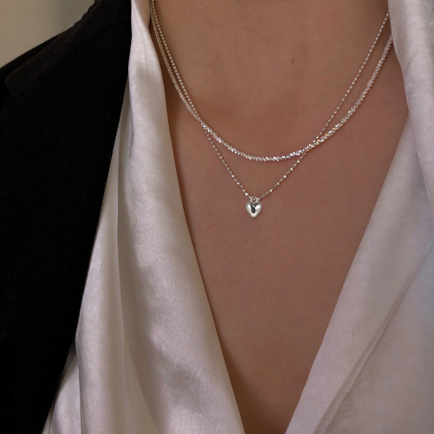 Women's Retro Affordable Luxury Niche Chain Set Simple Necklaces