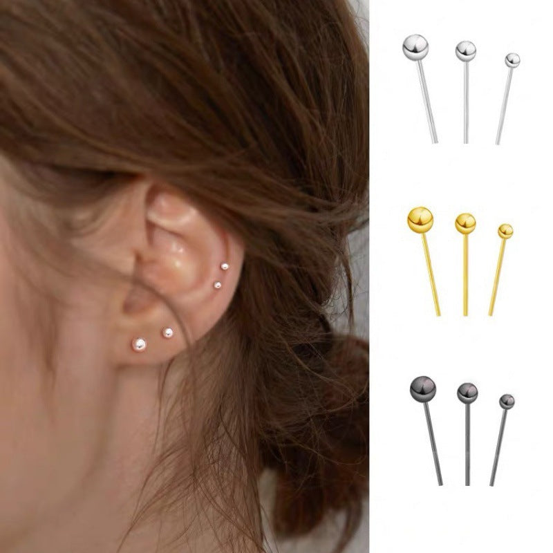 Female Ear Stretcher Stick Auricular Needle Earrings
