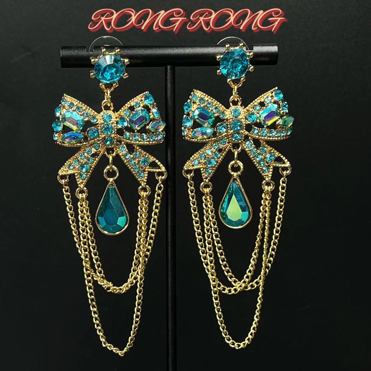 Sweet Court Style Exaggerated Personalized High-grade Earrings