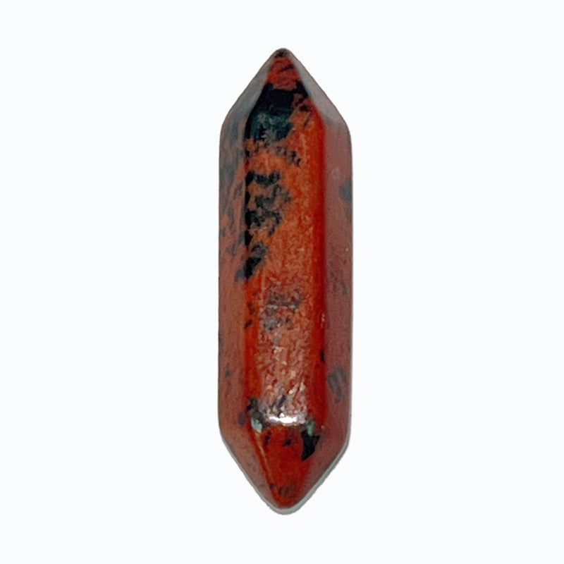 Stone Crystal Bullet Double Pointed Hexagon Prism Pendants