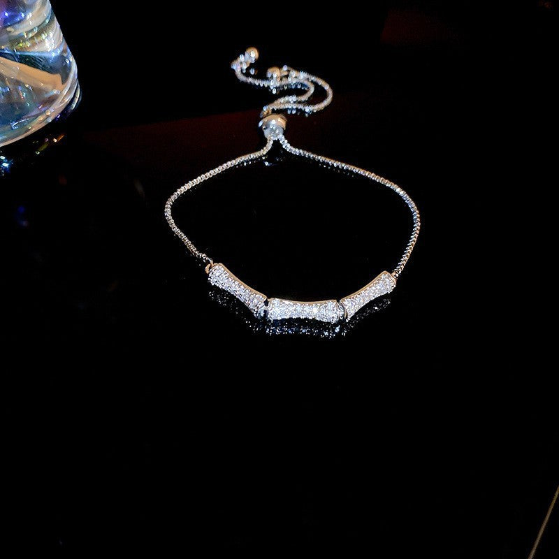Women's Colorful Zircon Minority Simple Design Fashion Bracelets