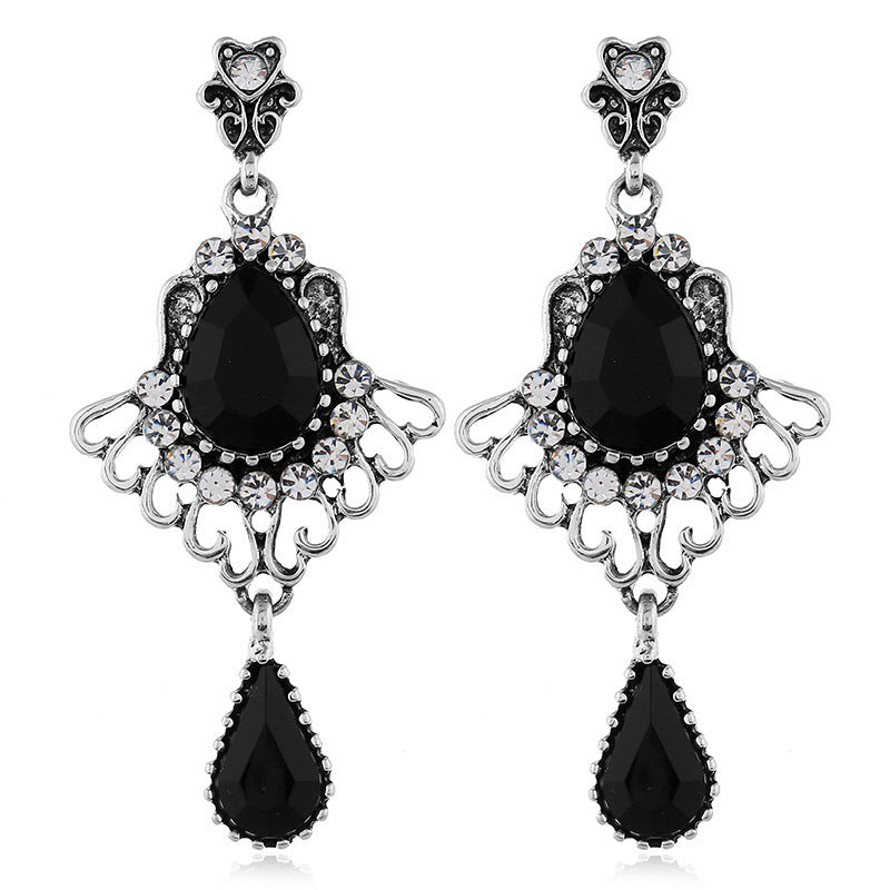 Women's Court Water Drop Style Light Luxury High-grade Earrings