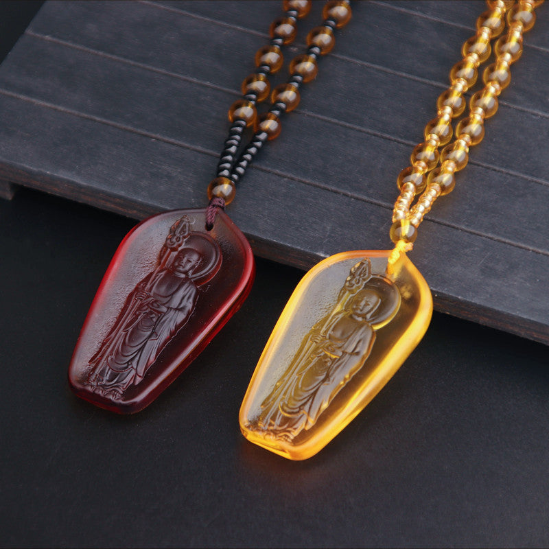 Amulet Colored Worship King Of Gilding Pendants