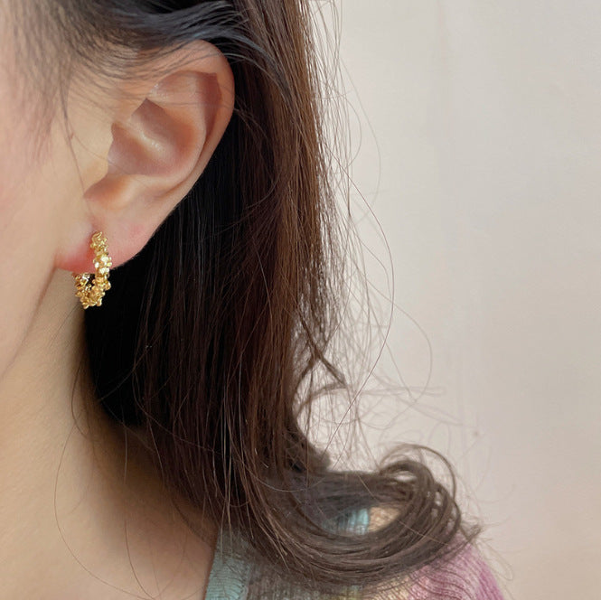 Women's Simple Light Luxury Needle Temperamental Cold Earrings