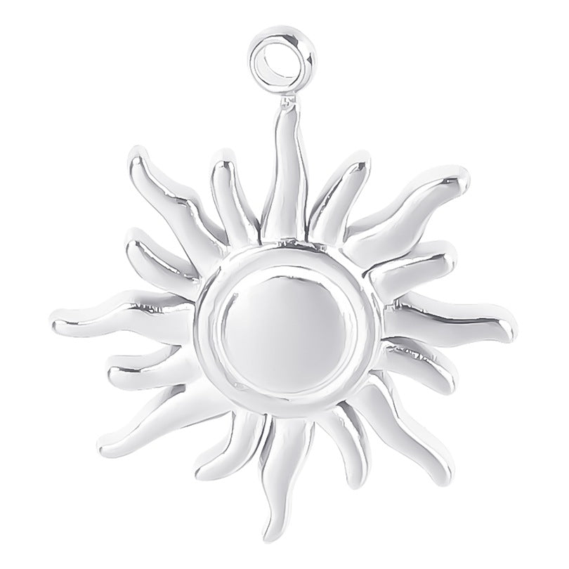 Steel Color Sun Titanium Colorful Metal Pendants