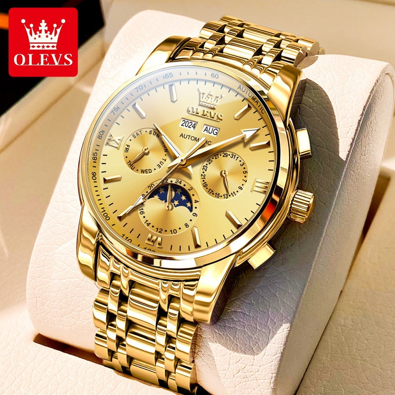 Men's Comfortable Endorsement Automatic Watch Waterproof Mechanical Watches