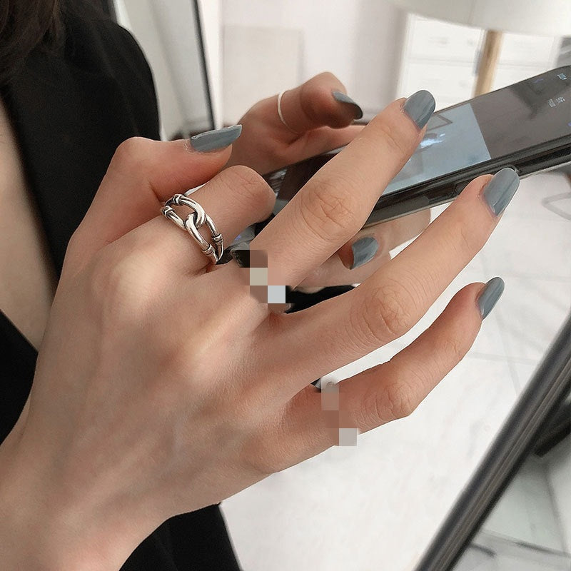 Combination Index Finger Female Simple Stylish Personality Rings