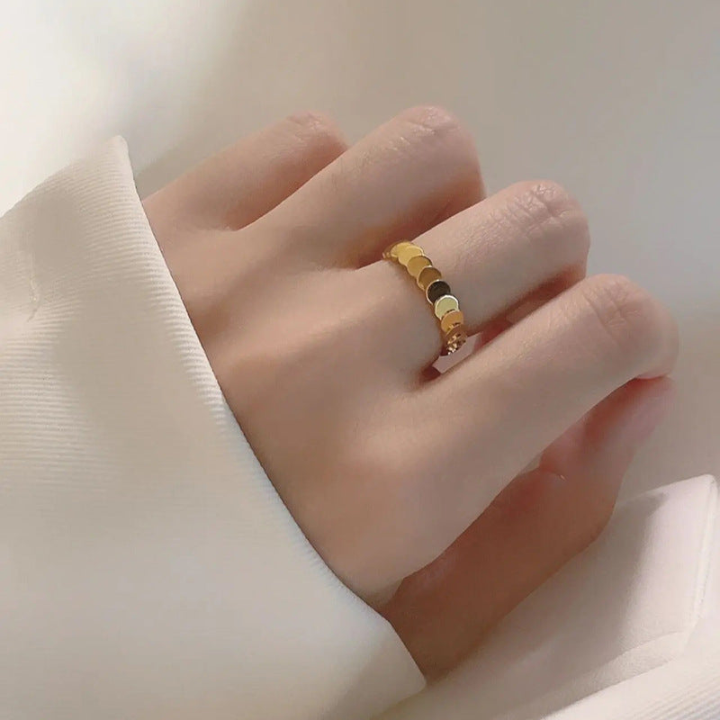 Bow Female Niche Design Trendy Princess Rings