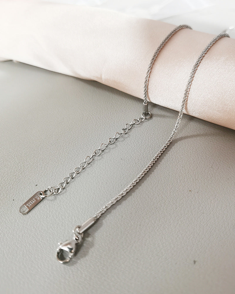 Steel Female Clavicle Chain Choker Snake Bones Necklaces