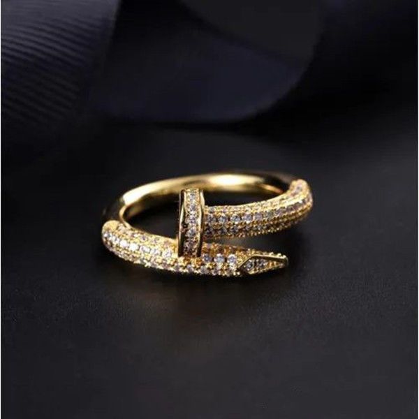Open Hollow Zircon Butterfly Love Heart-shaped Rings