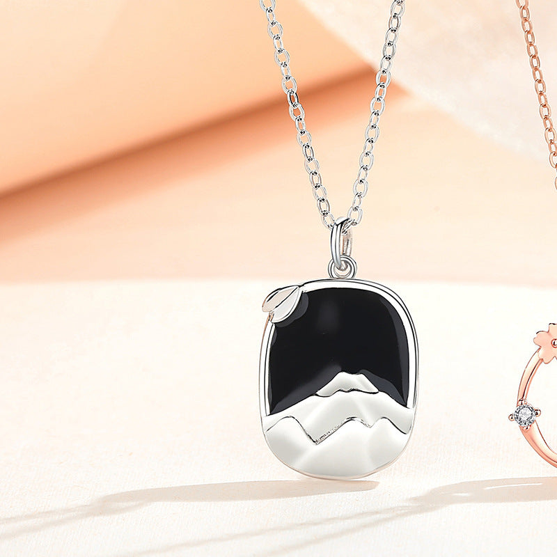 Couple Pair Of Mori Style Light Luxury Rings