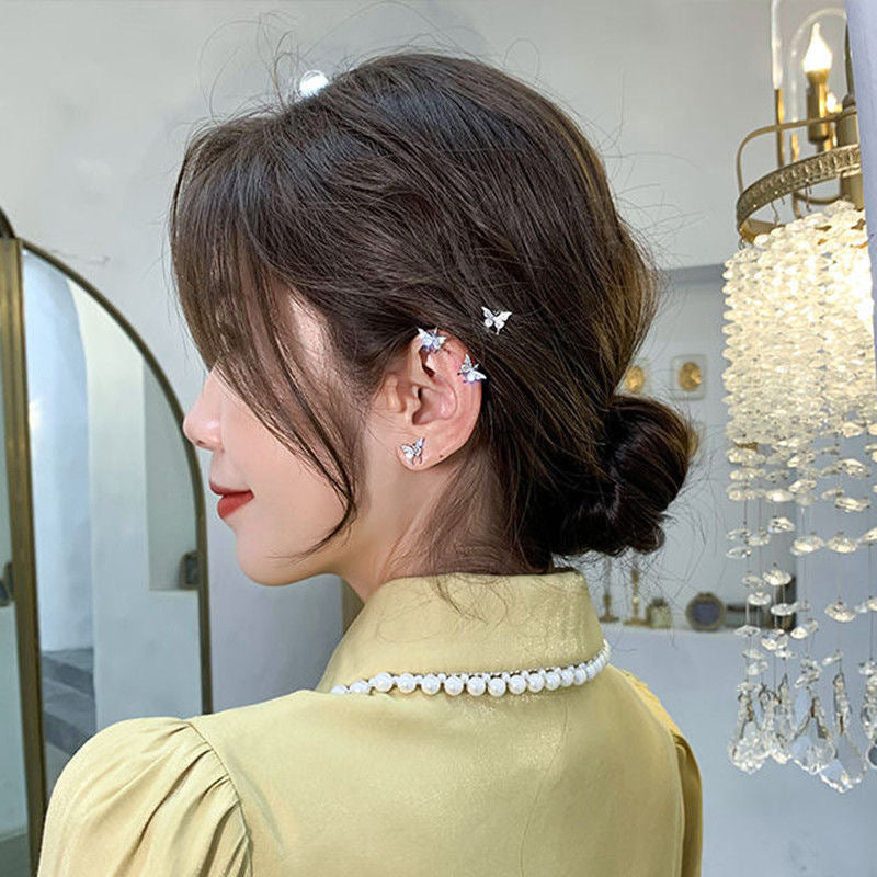 Women's Hot Mermaid Pearl Rhinestone Trendy Earrings