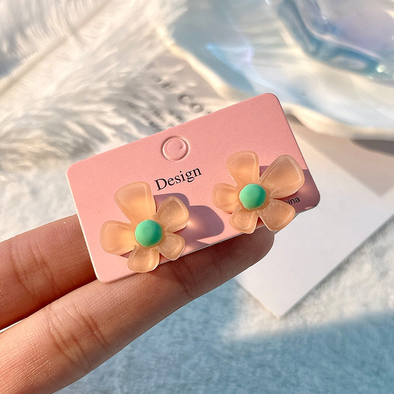 Fashion Design Candy Color Chain Female Dopamine Rings