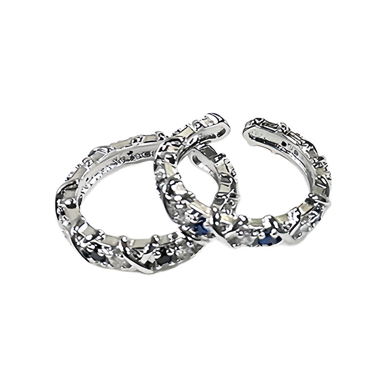 Design Light Luxury High-grade Cold Style Open Female Rings