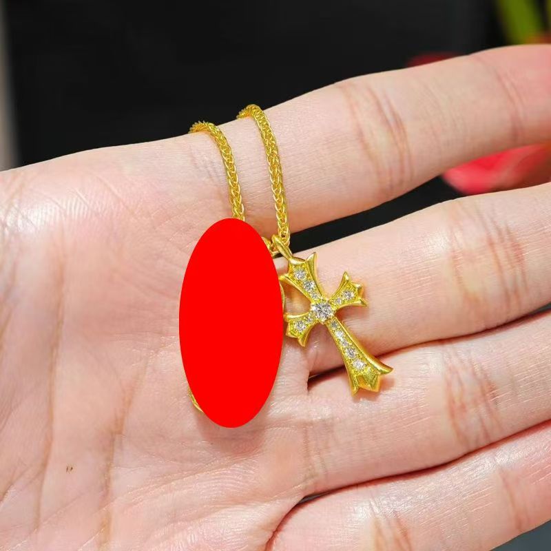 Women's For Light Luxury Jeweled High-grade Gold Necklaces