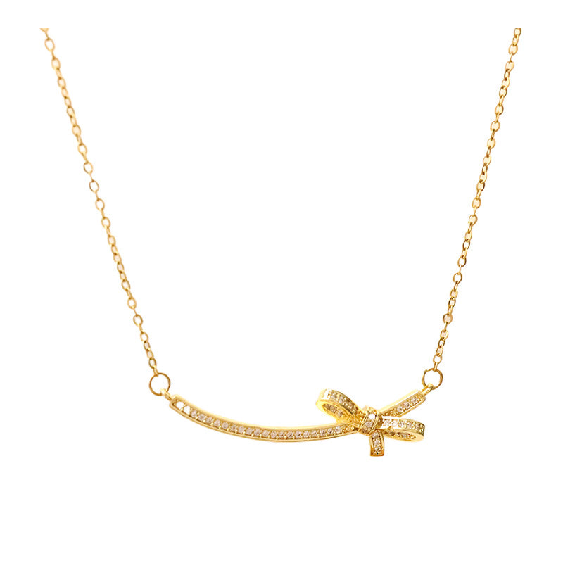 Flower Titanium Steel Female Summer Wild Necklaces