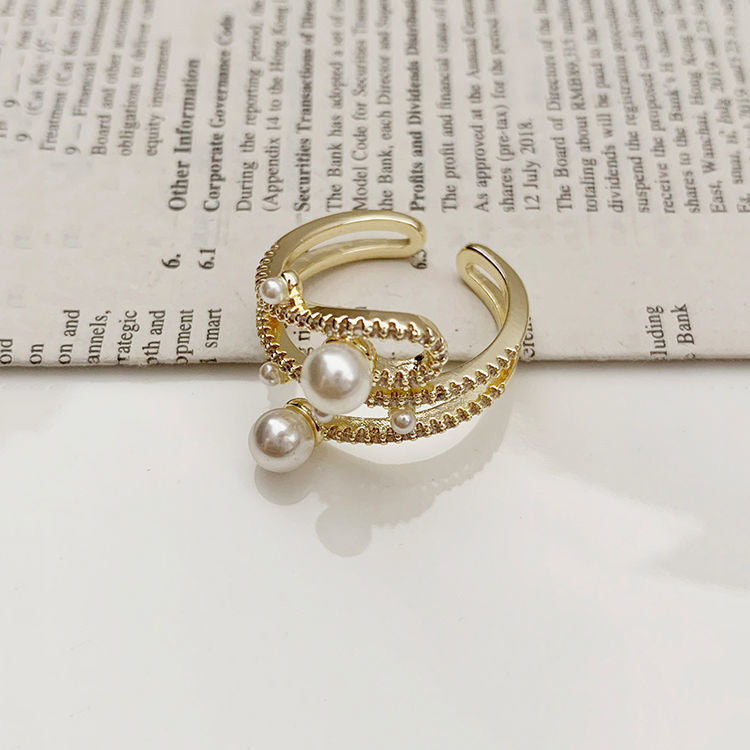 Angel Wings Open Female Trendy Cold Rings