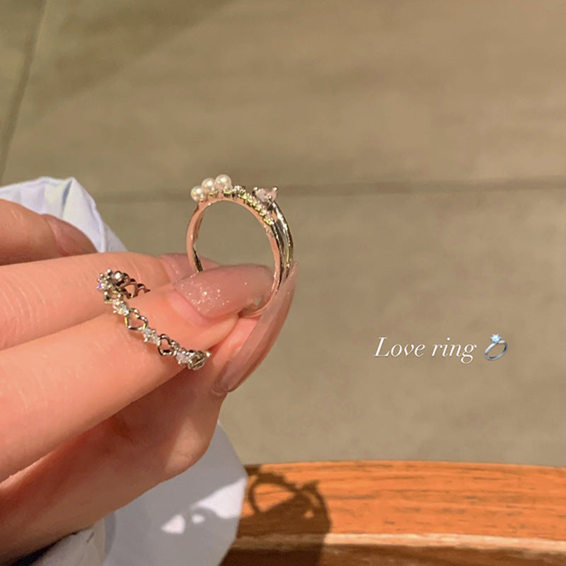 Light Luxury Minority Design Exquisite Sweet Rings
