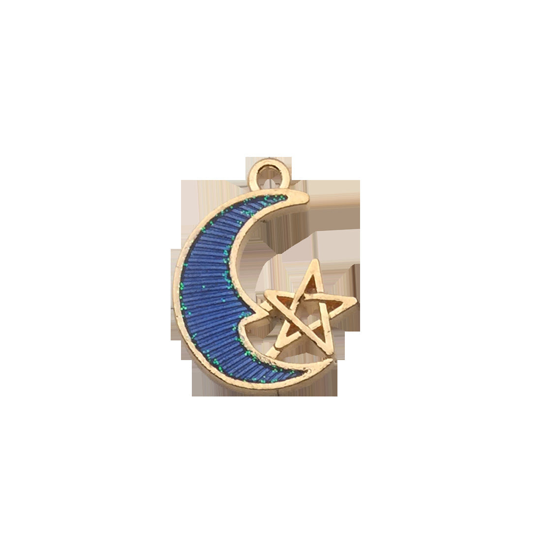 Drop Oil Alloy Small Star Seahorse Pendants