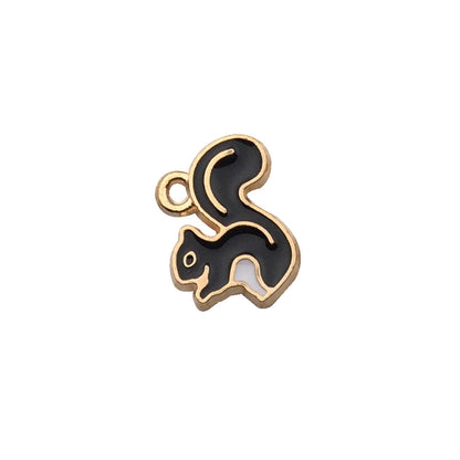 Drop Oil Alloy Small Star Seahorse Pendants