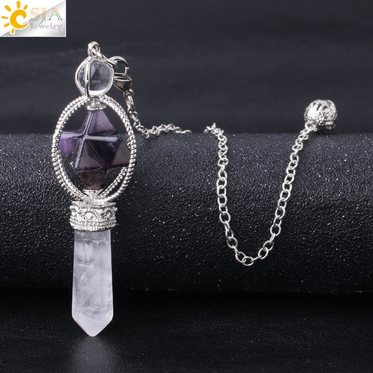 Six-pointed Star Spirit Pendulum Rotatable Ornament Pendants