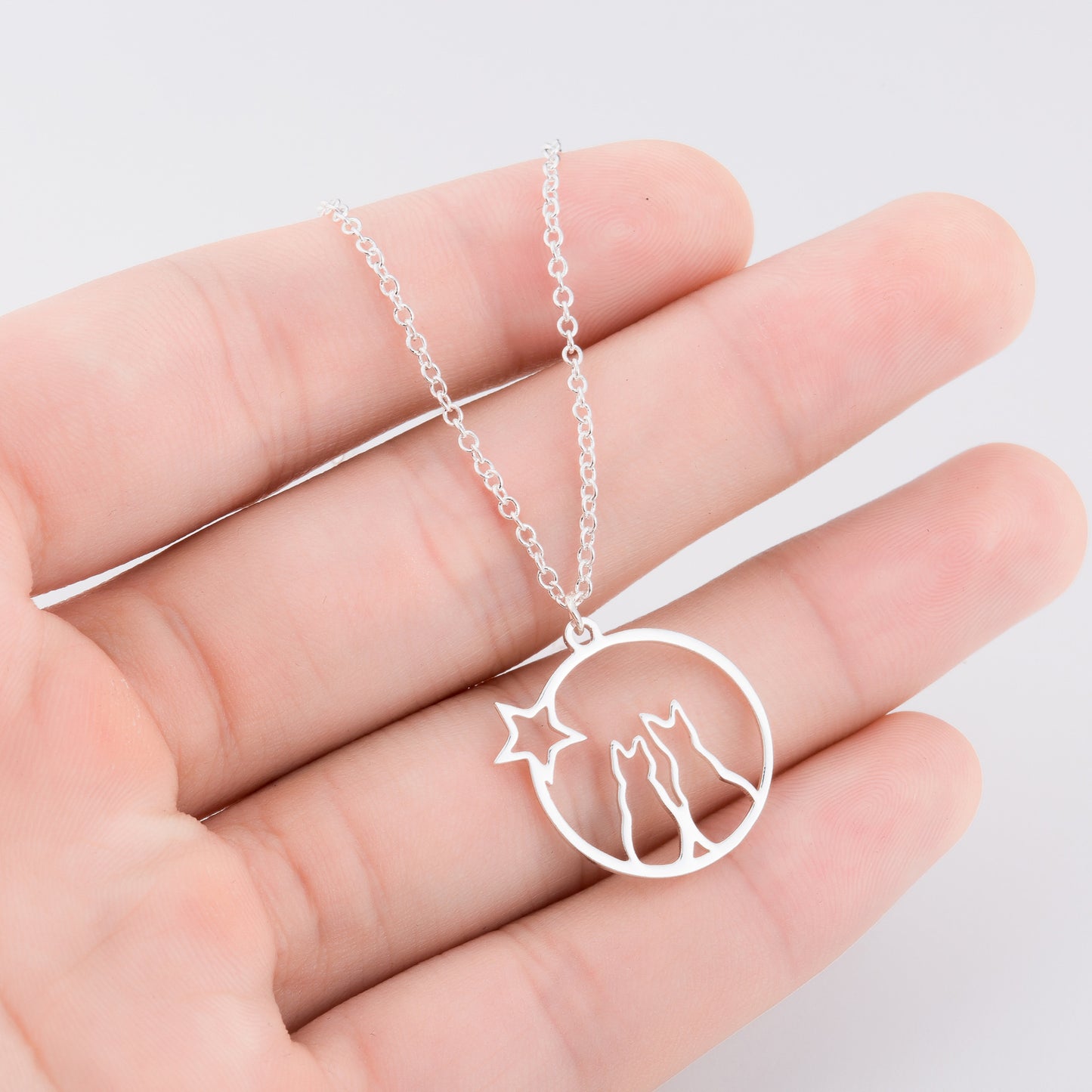 Steel Small Animal Clavicle Chain Female Necklaces