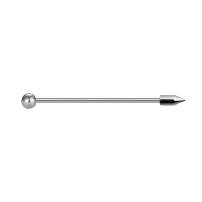 Personality Industrial Barbell Cross Bar Piercing Earrings