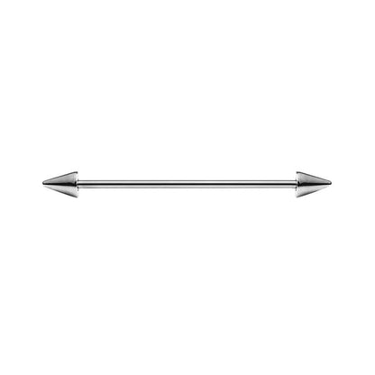Personality Industrial Barbell Cross Bar Piercing Earrings