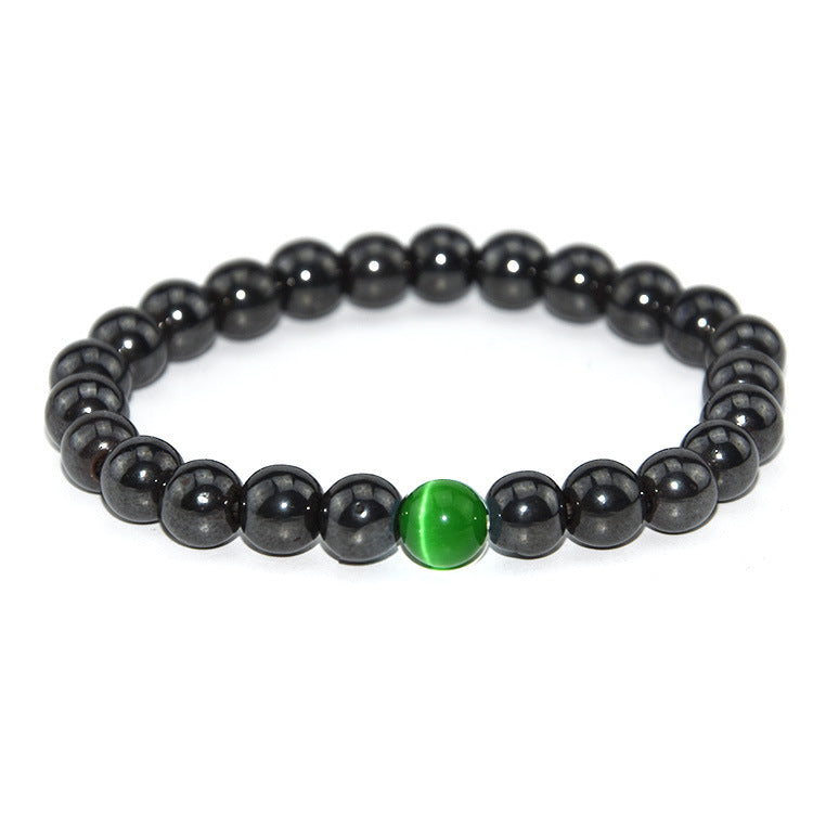 Magnetic Black Magnet Opal Handmade Hematite Anklet Bracelets